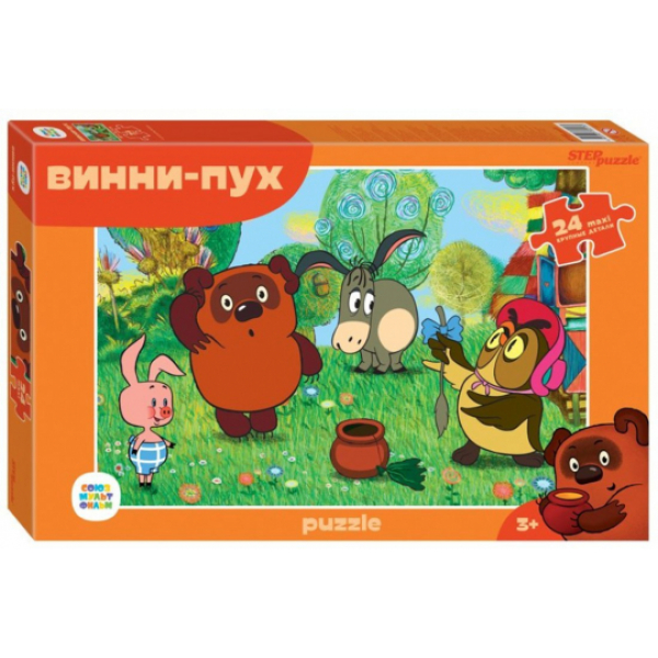 Пазлы 24 maxi СМФ.Винни Пух Радуга Игрушки Калуга