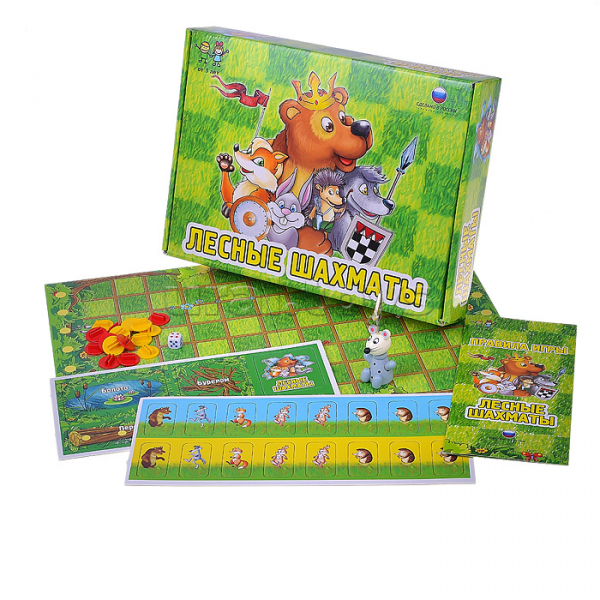 Игра Лесные шахматы Радуга Игрушки Калуга
