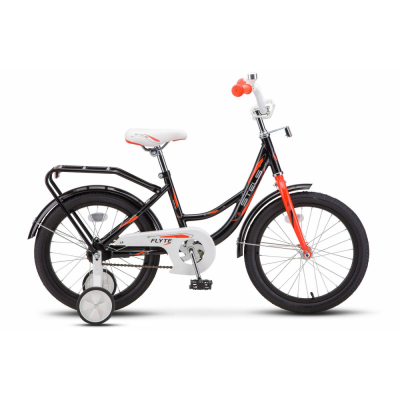 Велосипед 14" STELS Flyte 9.5"  Чёрный/красный арт.Z011 Радуга Игрушки Калуга