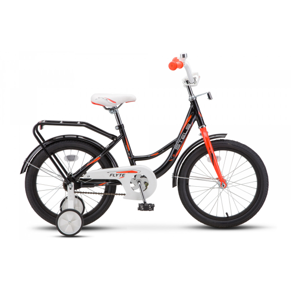 Велосипед 18" STELS Flyte 12" Чёрный/красный арт.Z011 Радуга Игрушки Калуга