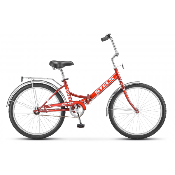 Велосипед 24" STELS Pilot-710 16" Красный  арт.Z010 Радуга Игрушки Калуга