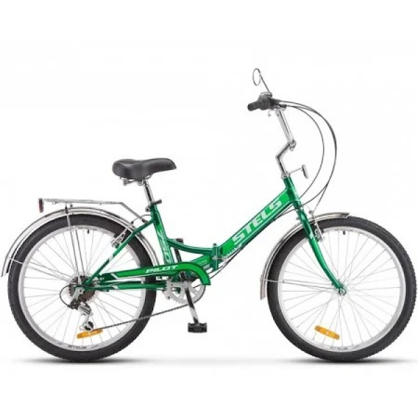 Велосипед 24" STELS Pilot-750 16" Зелёный арт.Z010 Радуга Игрушки Калуга