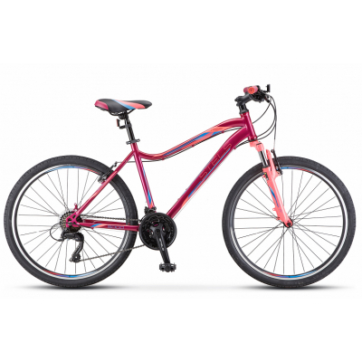 Велосипед 26" STELS Miss-5000 V 18" Фиолетовый/розовый арт.К010 Радуга Игрушки Калуга