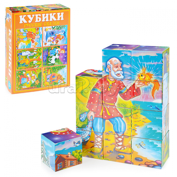 Кубики в картинках 25 (Русские сказки) Радуга Игрушки Калуга
