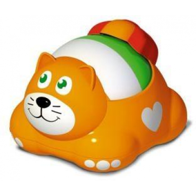 Игрушка-покатушка "Котошарик", 12*14*10,5 см. Радуга Игрушки Калуга