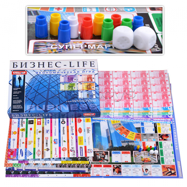 Настольная игра 22  ("Бизнес-Life") Радуга Игрушки Калуга