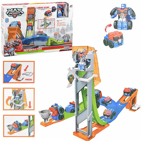 Игр.набор Робот-трансформер,в комплекте:робот-машина,детали 12 шт.,коробка Радуга Игрушки Калуга
