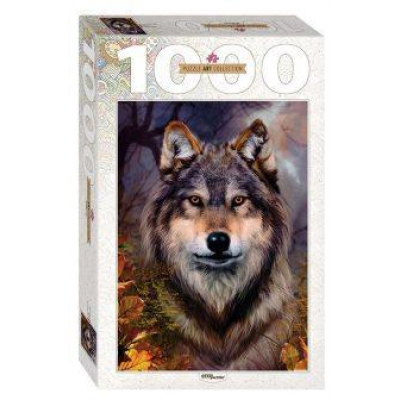 Пазлы 1000 Бенте Шлик. Волк Радуга Игрушки Калуга