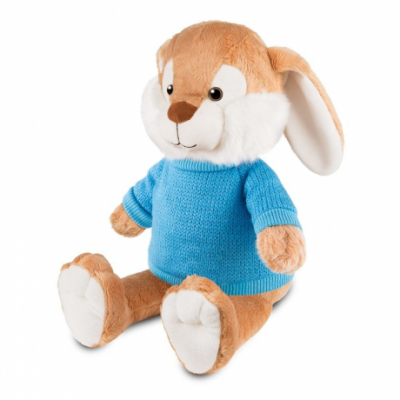 Мягкая игрушка Кролик Эдик в свитере 20 см Радуга Игрушки Калуга