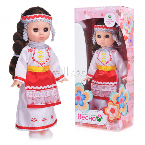 Кукла "Эля в чувашском костюме", 30,5 см Радуга Игрушки Калуга