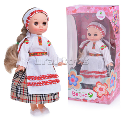 Весна кукла Эля в Белорусском костюме Радуга Игрушки Калуга