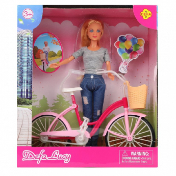 Кукла Defa Lucy Летние прогулки с велосипедом