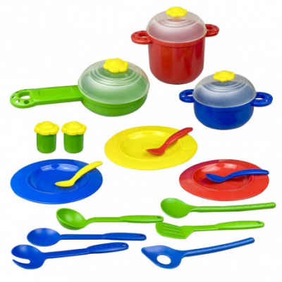 Набор детской посуды Семейный обед,20 предметов Радуга Игрушки Калуга