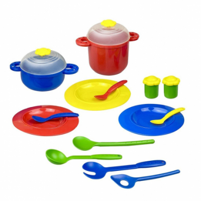 Набор детской посуды Я сама! 16 предметов (41170) Радуга Игрушки Калуга