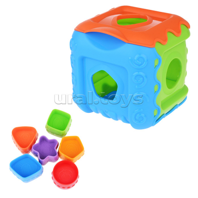Дидактическая игрушка Кубик Радуга Игрушки Калуга
