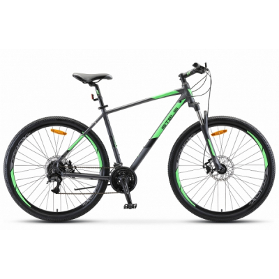 Велосипед 29" STELS Navigator-920 MD 16.5" Антрацитовый/зелёный арт.V010 Радуга Игрушки Калуга
