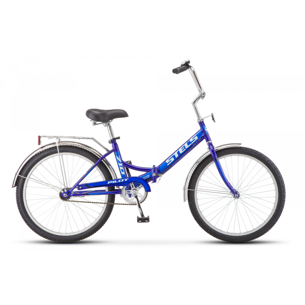 Велосипед 24" STELS Pilot-710 14" Синий арт.Z010 Радуга Игрушки Калуга