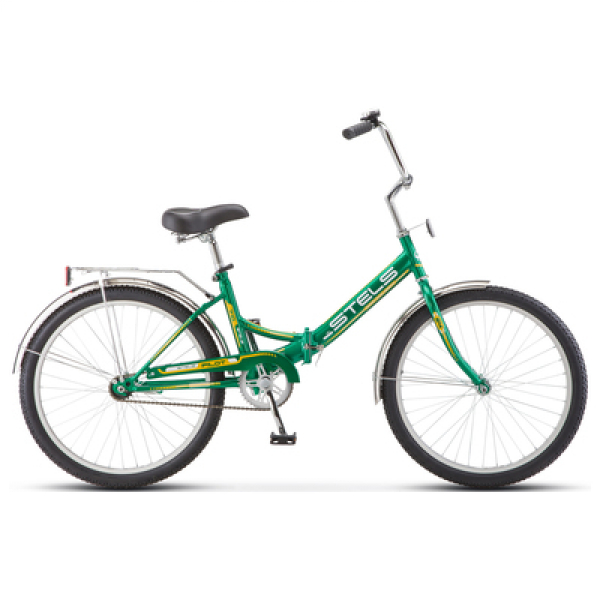 Велосипед 24" STELS Pilot-710 16" Зелёный/жёлтый арт.Z010 Радуга Игрушки Калуга