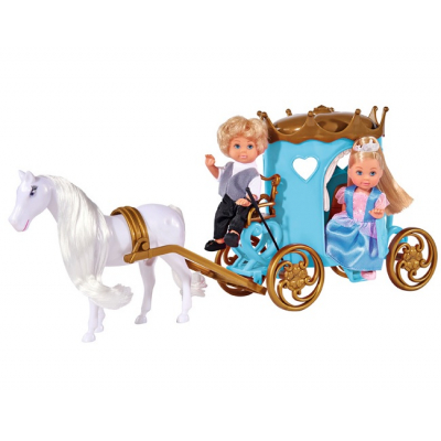 Кукла Еви и Тимми в карете Радуга Игрушки Калуга