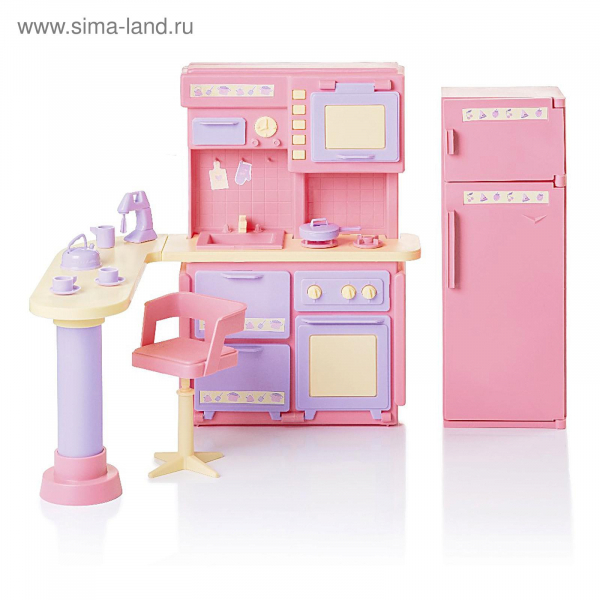 Кухня Маленькая Принцесса (розовая) Радуга Игрушки Калуга