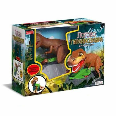 Игра "Логово тираннозавра" на бат., озвуч., BOX 33x16x25 см Радуга Игрушки Калуга