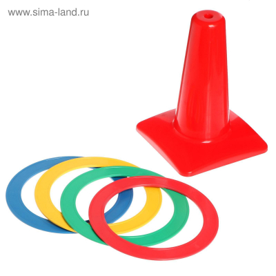 Игра Бросайка /кольцо5шт Радуга Игрушки Калуга