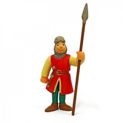 Фигурка Cредневековый воин с копьём, пакет Радуга Игрушки Калуга