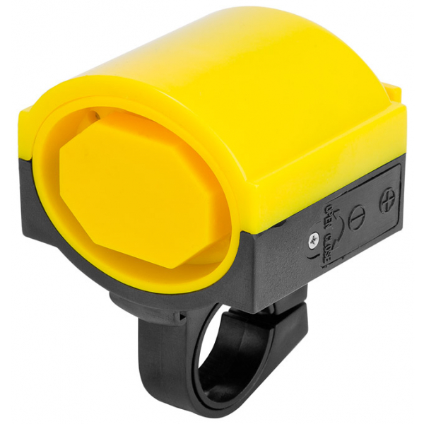 Звонок DZ-11F электрический пластиковый чёрно-жёлтый Радуга Игрушки Калуга