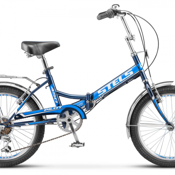 Велосипед 20" STELS Pilot-450 13.5" Чёрный/синий арт.Z011