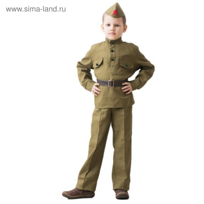 Военная форма Солдат в брюках 3-5 лет,рост 104-116 Радуга Игрушки Калуга