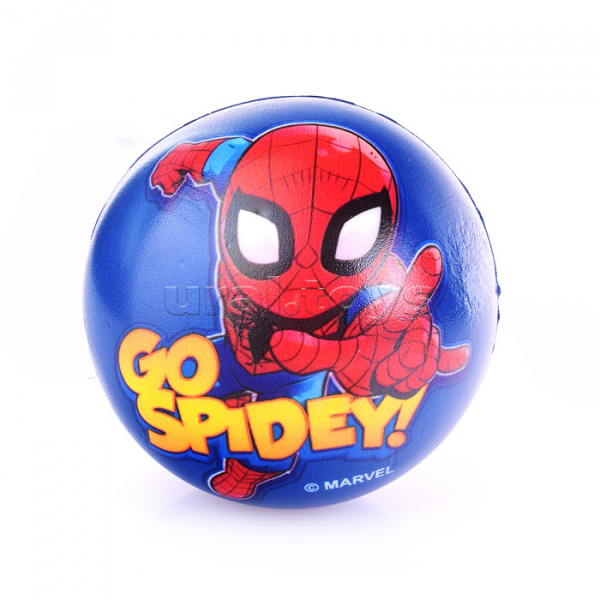 Marvel Мстители Человек паук/Железный человек/Халк мячики PU с принтом 7.5см,3шт.
