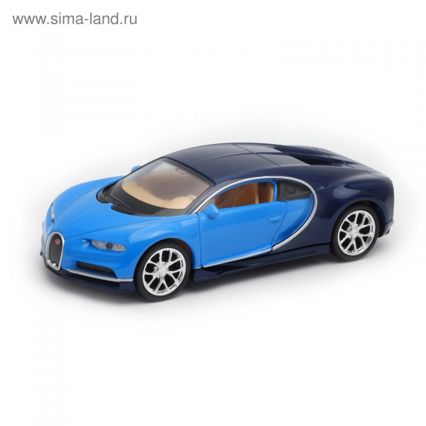 Игрушка модель машины 1:38 Bugatti Chiron Радуга Игрушки Калуга